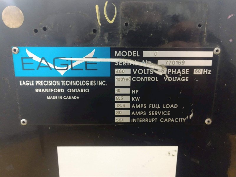 3&quot; EAGLE MODEL #I/O HYDRAULIC END FORMING MACHINE: STOCK #14105