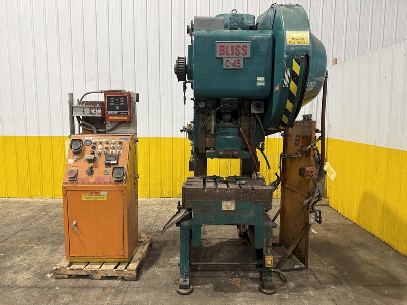 45 TON BLISS MODEL #C-45 MECHANICAL OBI  PRESS 2" STROKE: YOBRO #26133