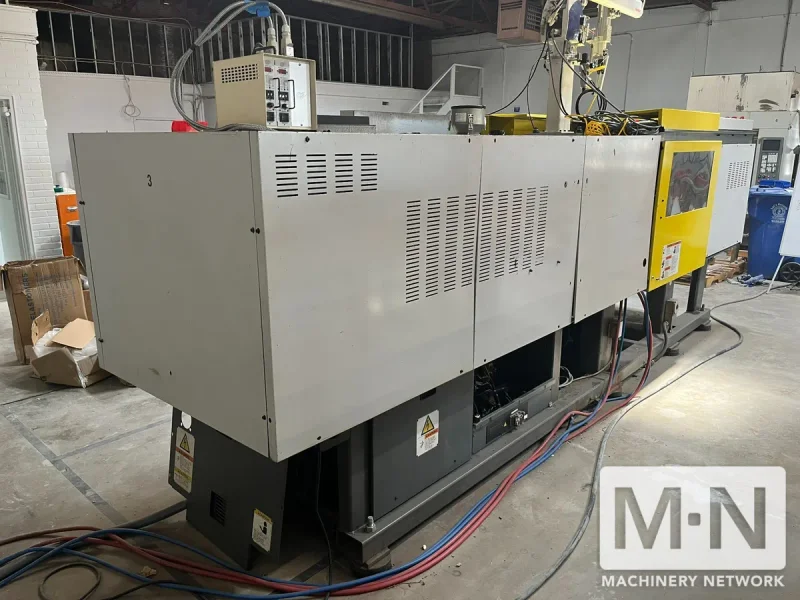 165 TON 8.8 OZ CINCINNATI ROBOSHOT MODEL R165 ELECTRIC INJECTION MOLDING MACHINE MFG 1999