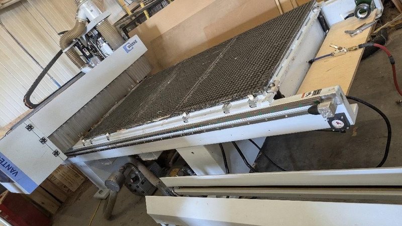 5’x10′ Weeke Optimat NBP084 Vantech480 CNC Router, 2016