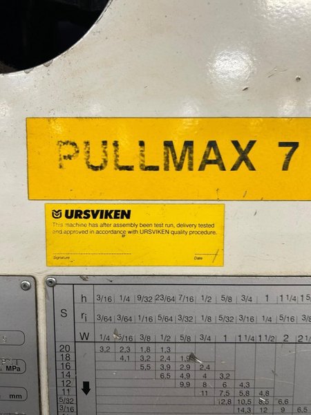 110 Ton x 10′ Pullmax Ursviken Optima 100 3.1/2.55 CNC Press Brake, 1999 – In Good Running Condition, Misc Tooling Included