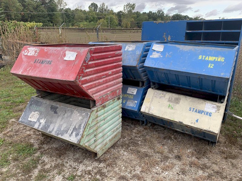 (6) 42&quot; X 36&quot; X 24&quot; METAL TUBS: STOCK 13478