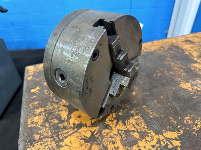 9&quot; STRONG 3 JAW LATHE CHUCK:  STOCK #76850