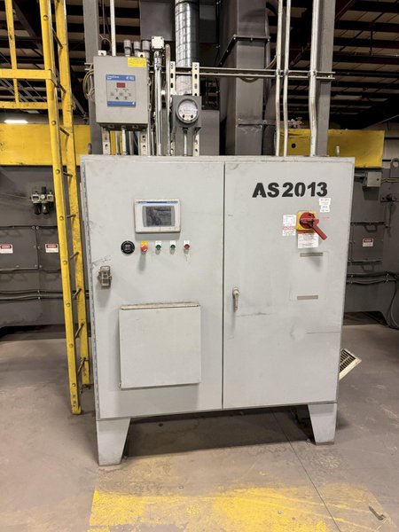 PANGBORN ES-1845 SCREW TYPE AXILE/SHAFT 25 HP SHOT BLAST MACHINE. STOCK # 0223926