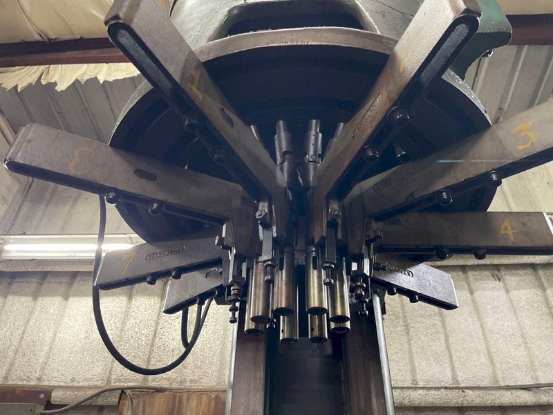 8 SPINDLE NATCO HOLESTEEL MODEL #C3B-1291 HEAVY DUTY MUTLI SPINDLE DRILLING MACHINE: YOBRO #25917