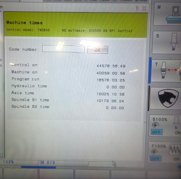 Doosan DVF-5000 5-Axis CNC Vertical Machining Center – 2020 Mill