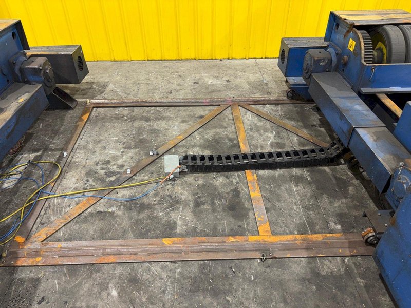 34 TON (68,000 LBS) PANDJIRIS MODEL #PR100 GEAR DRIVEN POWERED TANK TURNING ROLLS: YOBRO #24351