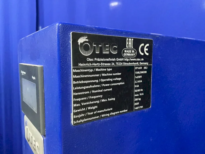 OTEC FINISHING MACHINE   -  (GL) CF1-50