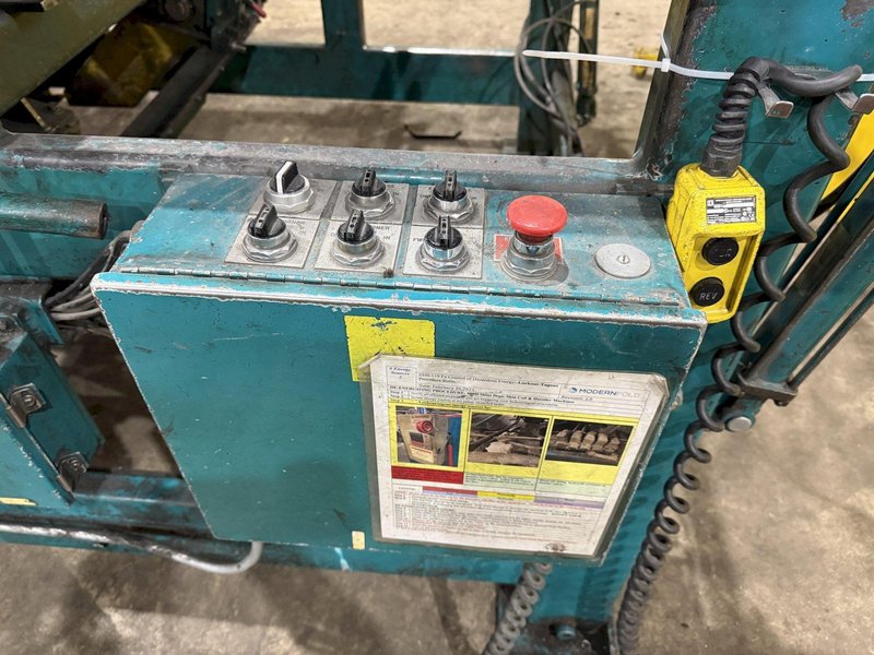 60" x 16 GAUGE IOWA MODEL #GAF60-6 COIL SLEAR (SLITTING &amp; CUT-TO-LENGTH) LINE, WITH UNCOILERS &amp; SIDE PUNCHING / NOTCHING: YOBRO #24552