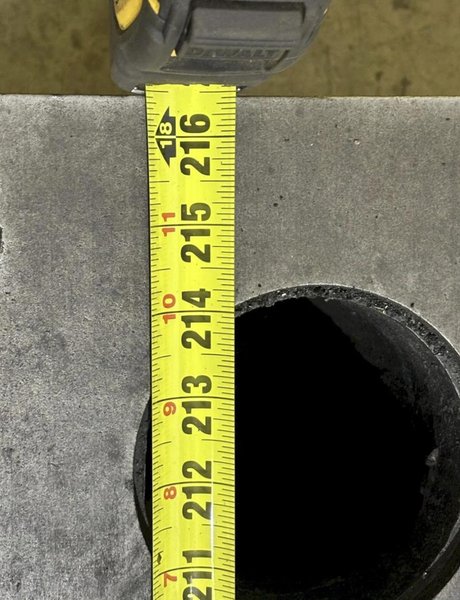 157" X 216.5" ' BAY CAST T-SLOTTED CAST LAYOUT FLOOR PLATE. STOCK # 0874126