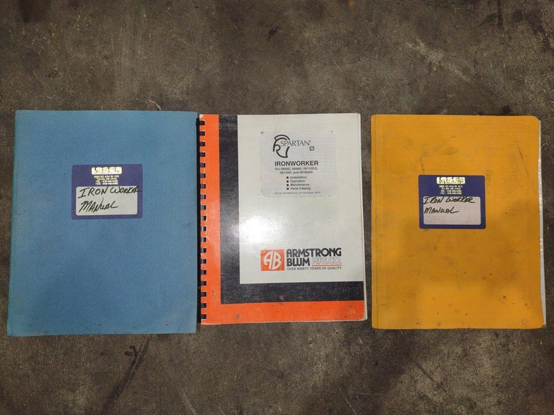 135 TON SPARTAN MODEL #IW135DX HYDRAULIC IRONWORKER: YOBRO #24716