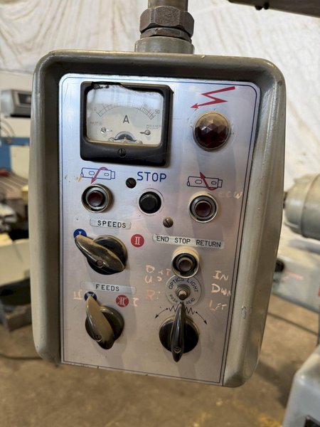 2" S&amp;S MACHINERY TABLE TYPE HORIZONTAL BORING MILL W/ TAILSTOCK. STOCK # 0224426