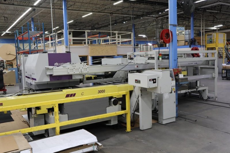 Murata Wiedemann C-3000 CNC Turret Punch, F1-1250 Cell Loader, 54 Station Turret, Slug Conveyor- Auction Item
