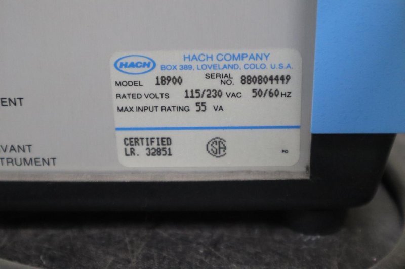 Hach Ratio Turbidimeter- Auction Item