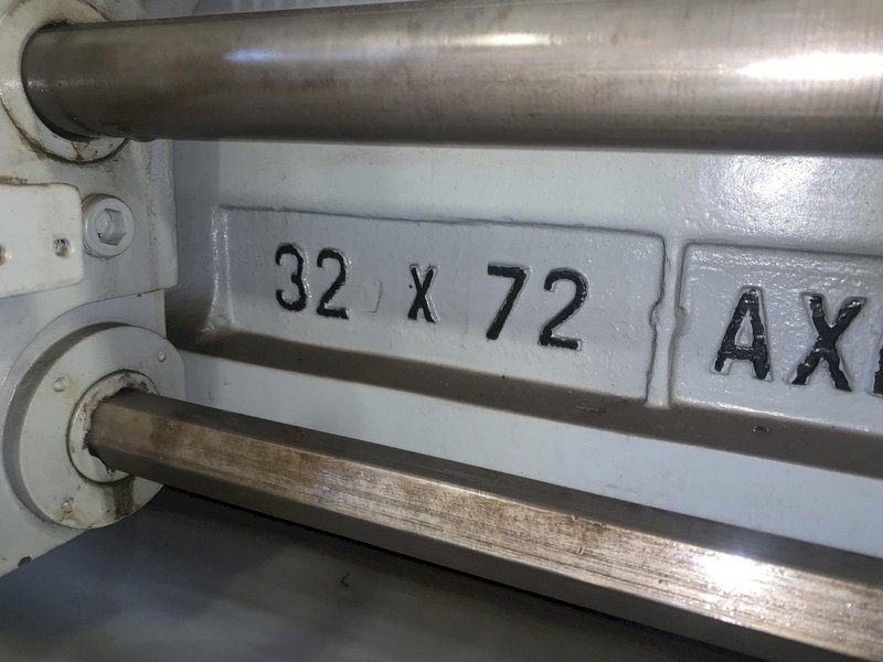 50&quot; X 72&quot; AXELSON MODEL 32 HEAVY DUTY ENGINE LATHE, 2.5&quot; HOLE: STOCK #13104