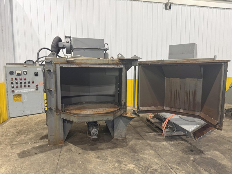 48" PANGBORN MODEL #4LK ROTARY TABLE SHOT BLAST MACHINE : YOBRO 25905