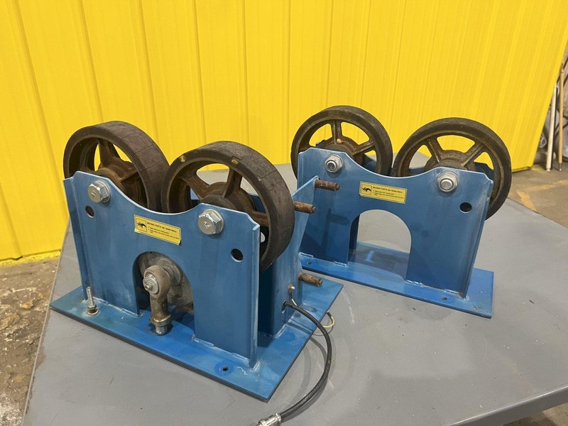 1300 LBS LACROIX POWERED &amp; IDLER TANK TURNING ROLLS: STOCK #18445