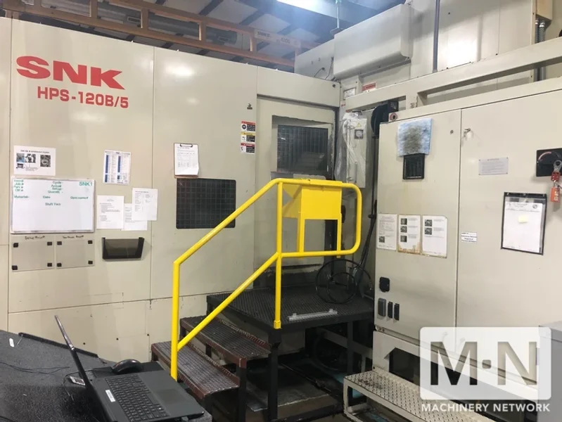 SNK HPS-120B CNC 5-Axis High Speed Profiler Horizontal Machining Center, 2006 - Installed New in 2008