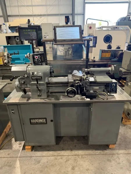 HARDINGE HLV-H Precision Tool Room Lathe 1984’ USA DRO #7653
