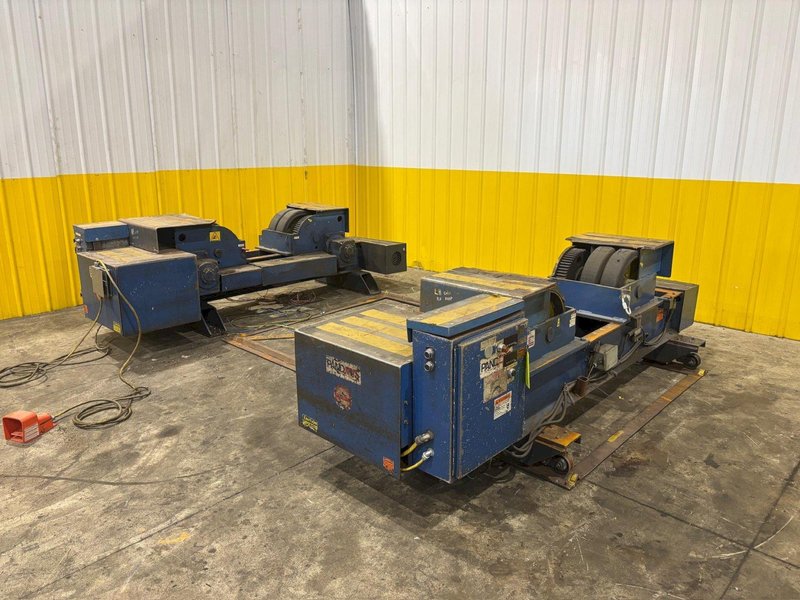 34 TON (68,000 LBS) PANDJIRIS MODEL #PR100 GEAR DRIVEN POWERED TANK TURNING ROLLS: YOBRO #24351