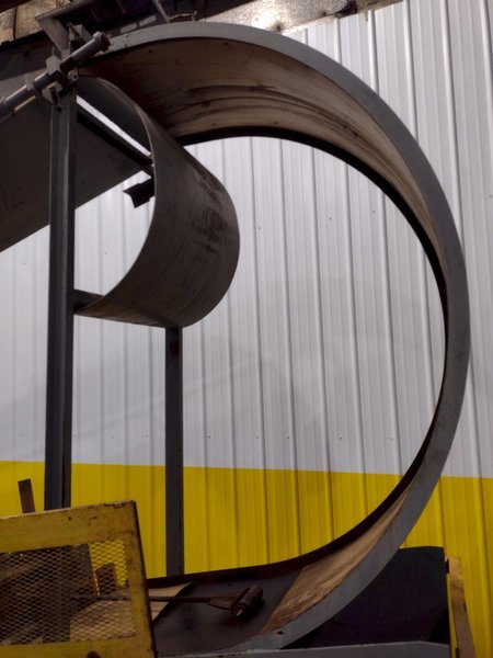 10,000 LB X 24&quot; WIDE X .187&quot; AIR FEEDS COIL CRADLE STRAIGHTENER / UNCOILER: STOCK 17042