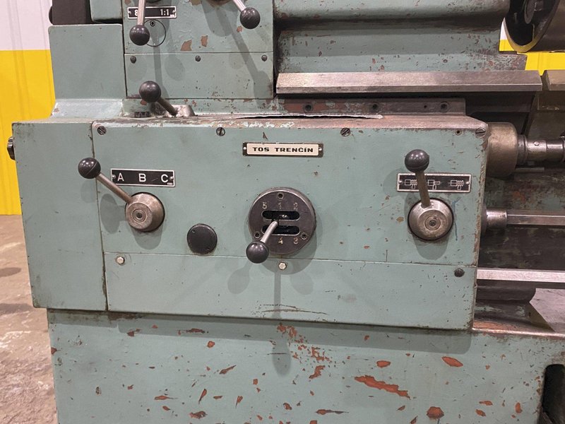 17&quot; X 64&quot;  TOS SIGMA MODEL #SN50B GAP BED ENGINE LATHE, 2-1/8&quot; HOLE: STOCK #19905