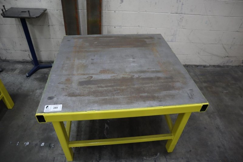 Steel Table Heavy Duty 42"x42"x28.5"- Auction Item