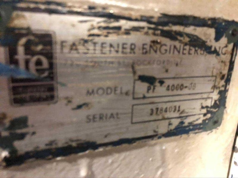 One Used Fastener Engineers Model PF-4000-08 Uncoiler/Wire Payoff (14097)