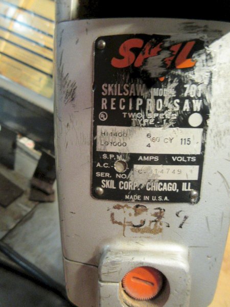 Black &amp; Decker #12 Power Shear &amp; Skil Reciprocating Saw- Auction Item