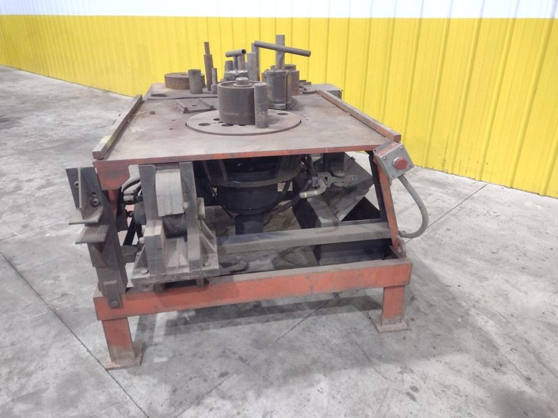 #11 IRON MASTER HYDRAULIC ROTARY REBAR BENDER &amp; BAR SHEAR: STOCK 22436
