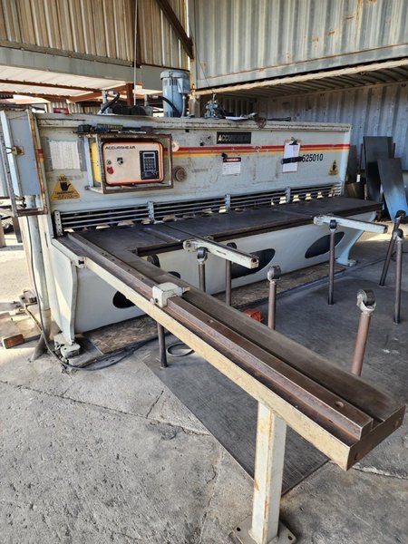 1/4″ X 10′ Accurshear 625010 Shear, 1996 – Backgauge