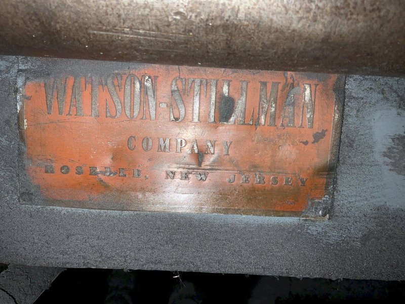 300 TON WATSON-STILLMAN HORIZONTAL DOUBLE RAM CAMBERING MACHINE: STOCK #80725