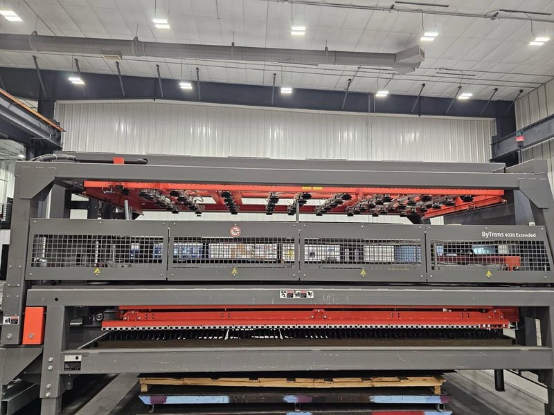 15,000 Watt 4020 Bystar Bystronic Fiber Laser, 2021 –  W/ByTrans Extended Automation, Very Clean, Low Hours