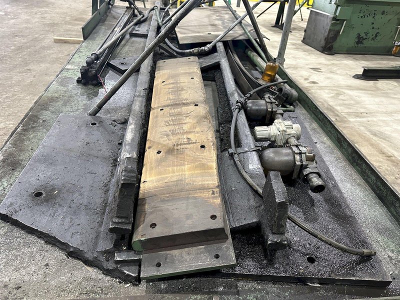 20,000 LB X 48&quot; RED BUD RBI MODEL #RM48-20S COIL REEL UNCOILER &amp; CAR: STOCK #19764