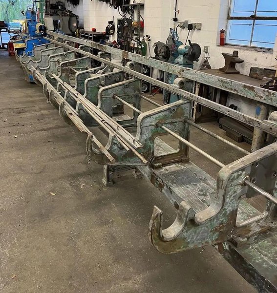 1/2" Lewis Model 9FHA High Speed Flying Shear Wire Straightener &amp; Cutoff (14680)