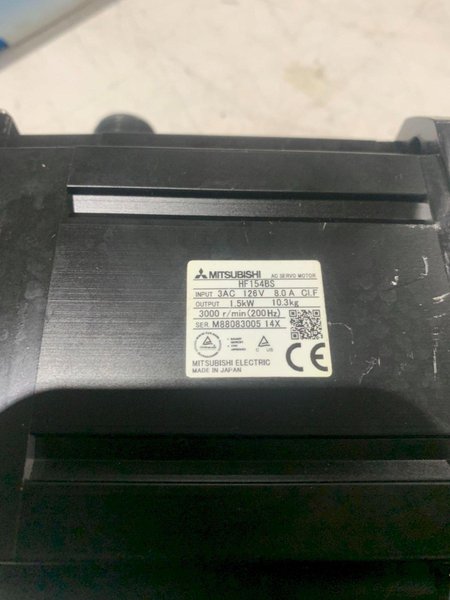 MITSUBISHI SERVO MOTOR HF154BS-A51 USED