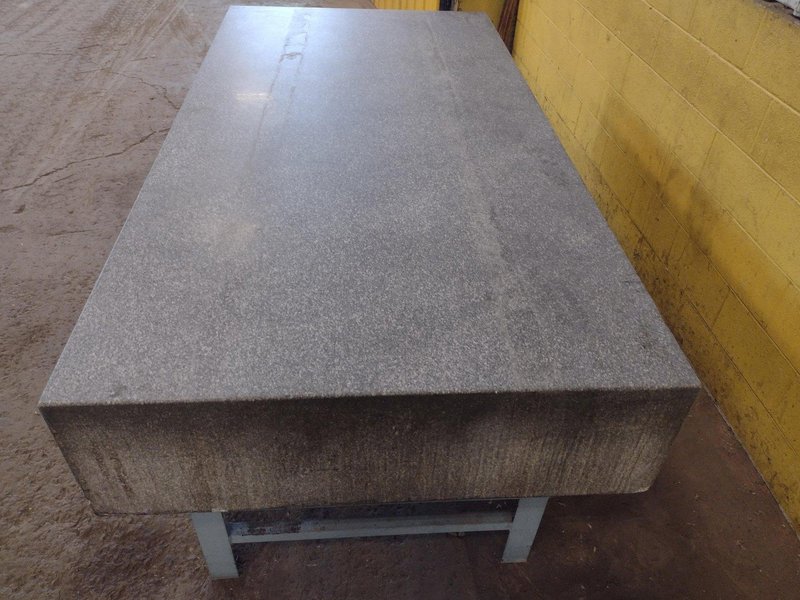 8&#039; X 4&#039; X 14&quot; ROCK OF AGES PRECISION LAYOUT INSPECTION GRANITE TABLE: STOCK #23787