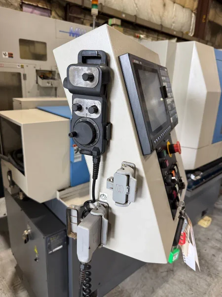 USED NOMURA .787" X 7.87" AUTOMATIC SWISS TYPE CNC LATHE MODEL NN-20UBB