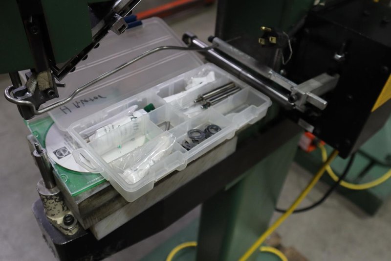 MIlford Orbitform #58 Riveter, Tooling, Remote Foot Trip - Auction Item