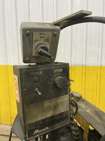 10" X .075" GUILD MODEL #VE-10 SHEAR END WELDER WTH LINCOLN TIG175 WELDER: YOBRO #24859