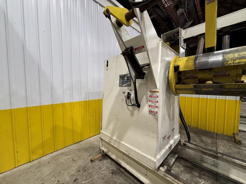 15,000 LBS X 24&quot; COE MODEL #CPR-PO-15024  COIL REEL UNCOILER W/ COIL CAR: STOCK #23435