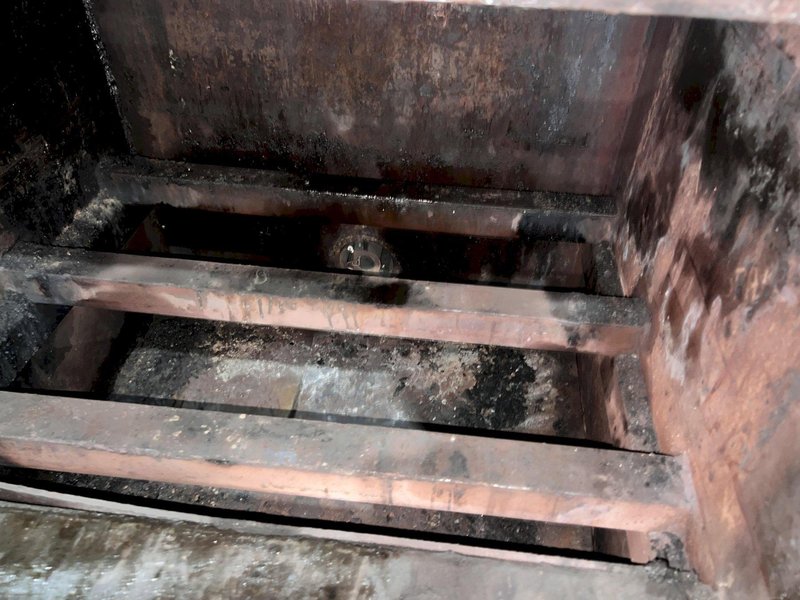 1998 DAYTON DUAL ZONE GAS POWERED PRE-HEAT DIE OVEN, WITH DIGITAL TEMP CONTROLLER: STOCK #20215