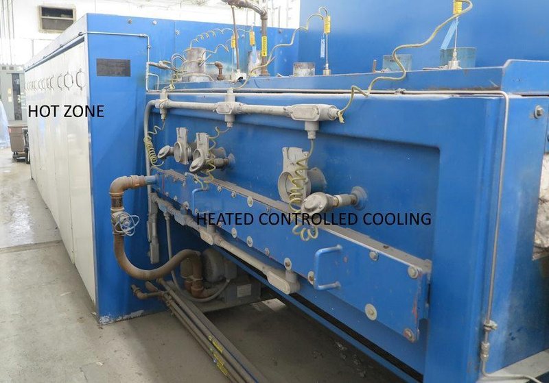 ABBOTT MESH BELT FURNACE 8ZSCR-12-216HH5-86PC/H3-2100, 174 KW, Stock # 14466