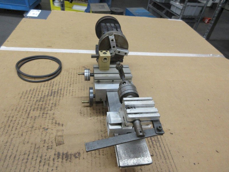 Micro Lathe II Model 4500 with Tail Stock Cross Slide and Drive Belts- Auction Item