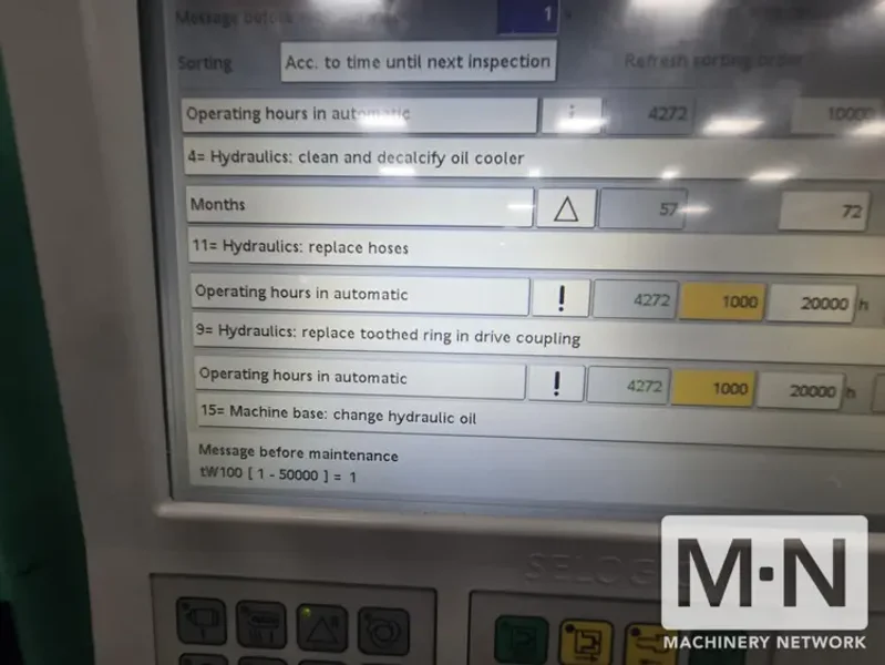 176 TON 10.3 OZ ARBURG MODEL 520V-1600-800 VERTICAL CLAMP SILICONE LIM MACHINE MFG 2014 * LOW HOURS *