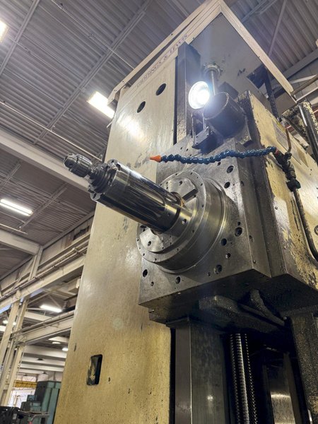 6&quot; GIDDINGS &amp; LEWIS H60-T CNC 4-AXIS HORIZONTAL BORING MILL WITH POWERED TAILSTOCK. STOCK # 1002025