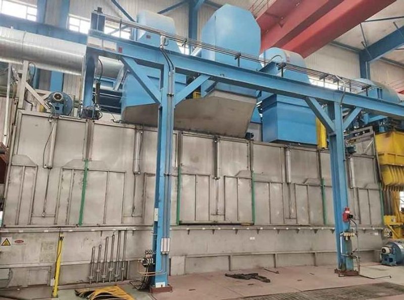 16,000 ton SMS Horizontal Direct Single Action Ext Press, Ind Billet Furnace, Stretcher, Saw, Billet Peeler (14552)