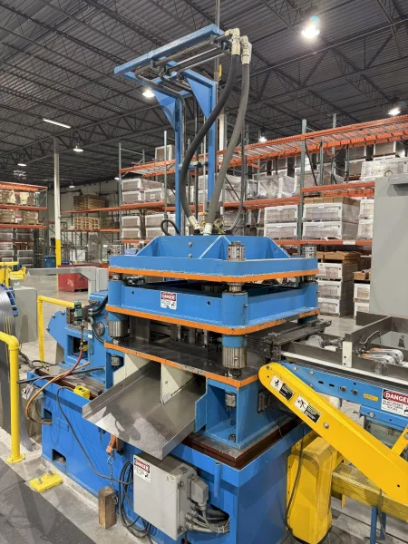30 STAND X 1.5" RLM (NEW 2001) ROLLFORMER LINE TOOLED FOR LEAF SOLUTIONS GUTTER TOPPER, 20" ROLL SPACE STOCK# 4412