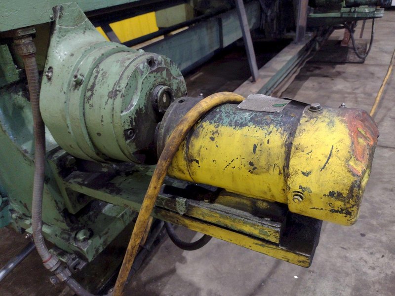 8' X 1/2" BERTSCH #9 3-ROLL INITIAL PINCH PLATE BENDING ROLL: YOBRO #25159