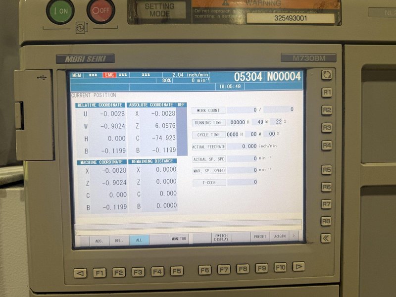 2011 Mori Seiki NLX2500MC/700 Used CNC Horizontal Lathe For Sale